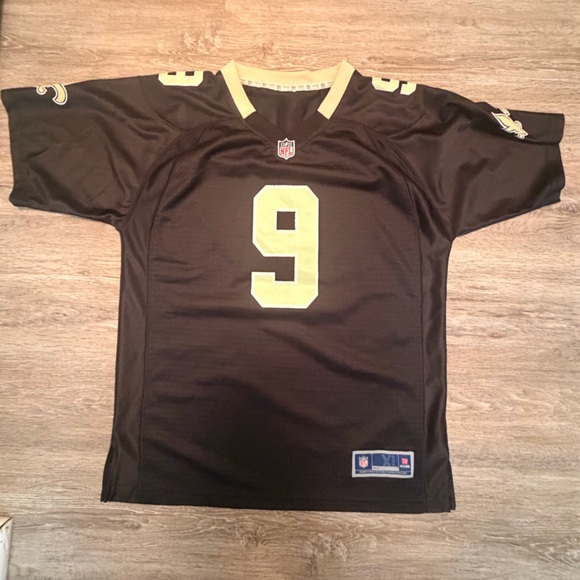 NFL Other - New Orleans Saints Brees #9 Black and Gold Football Jersey